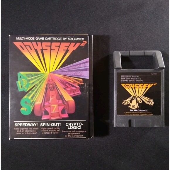 Speedway/Spin-Out/Crypto-Logic (Odyssey2/Videopac, 1978) - Picture 2 of 3